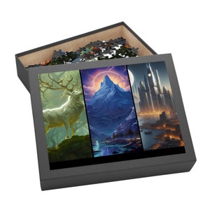 Throne of Glass ACOTAR Crescent City Lunathion Velaris Terrasen jigsaw Puzzle fan gift for her book lover friend mom patient sarah j maas