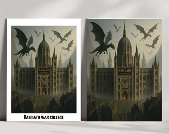 Fourth Wing Dragon Rider Poster: Basgiath War College Art (Digital Download)