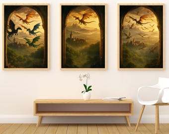 Fourth Wing Dragon Rider Art Print: Basgiath War College (Digital Download)