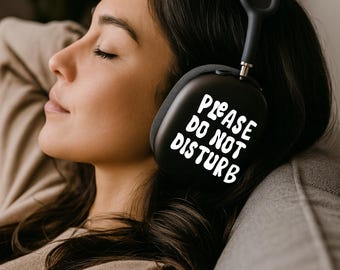 Stör ej AirPods Max-skal | Roligt ADHD-snäppskyddsfodral | Skyddande hörlursfodral för AirPods Max-älskare och present till henne