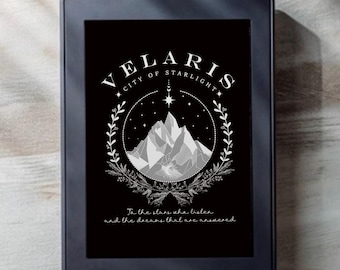 Velaris City of Starlight Kindle Lock Screen: ACOTAR Night Court (Digital Download)