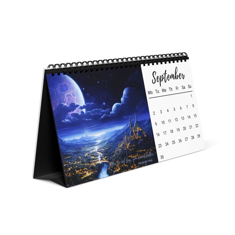 ACOTAR 2024 Desktop Calendar ACOTAR Calendar Booktok Art Print Sarah J