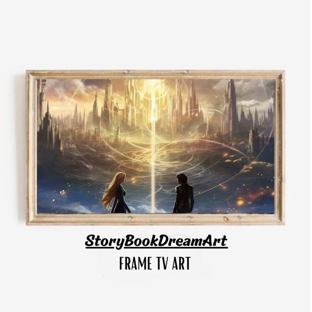 Feyre & Rhysand Velaris Art: ACOTAR Samsung Frame TV (digital Download ...