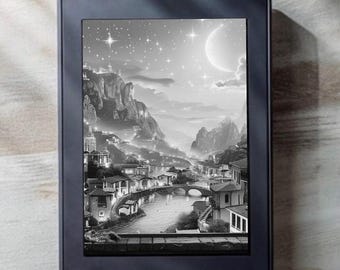 ACOTAR Velaris Kindle Lock Screen: Night Court City (ePUB)
