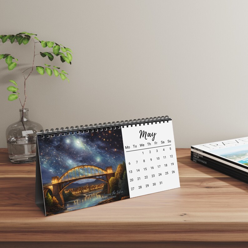 ACOTAR 2024 Desktop Calendar ACOTAR Calendar Booktok Art Print Sarah J