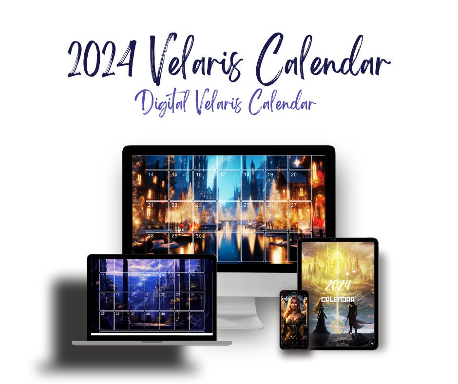 ACOTAR 2024 Calendar A Court of Thorns and Roses Booktok Art Print