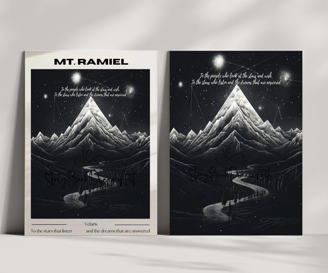 Velaris Ramiel Poster Print: ACOTAR Night Court Art (digital Download ...