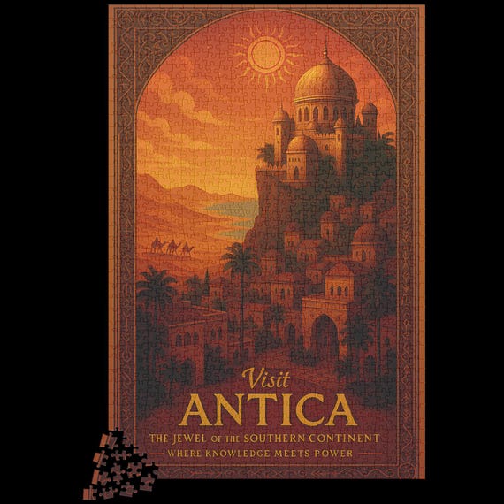 Tower of Dawn Jigsaw Puzzle: Antica, Throne of Glass Fantasy Art