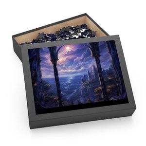 Ethereal Velaris ACOTAR ACOMAF  jigsaw puzzle merch sjmmerch night court book lover fan gift idea velaris art booklover sarah maas city