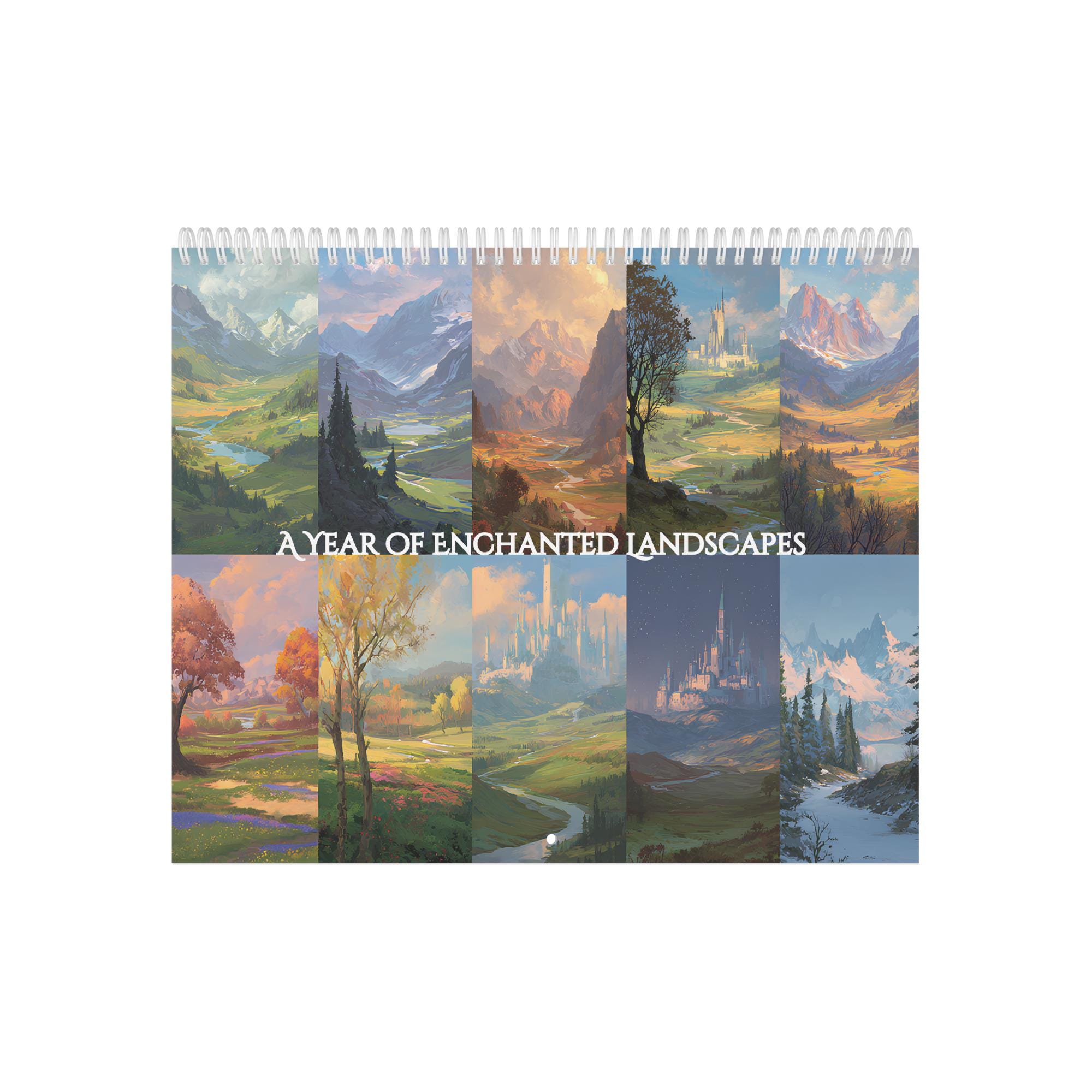 2026 Fairytale Garden Wall Calendar | Magical Landscape Art, Fantasy ...