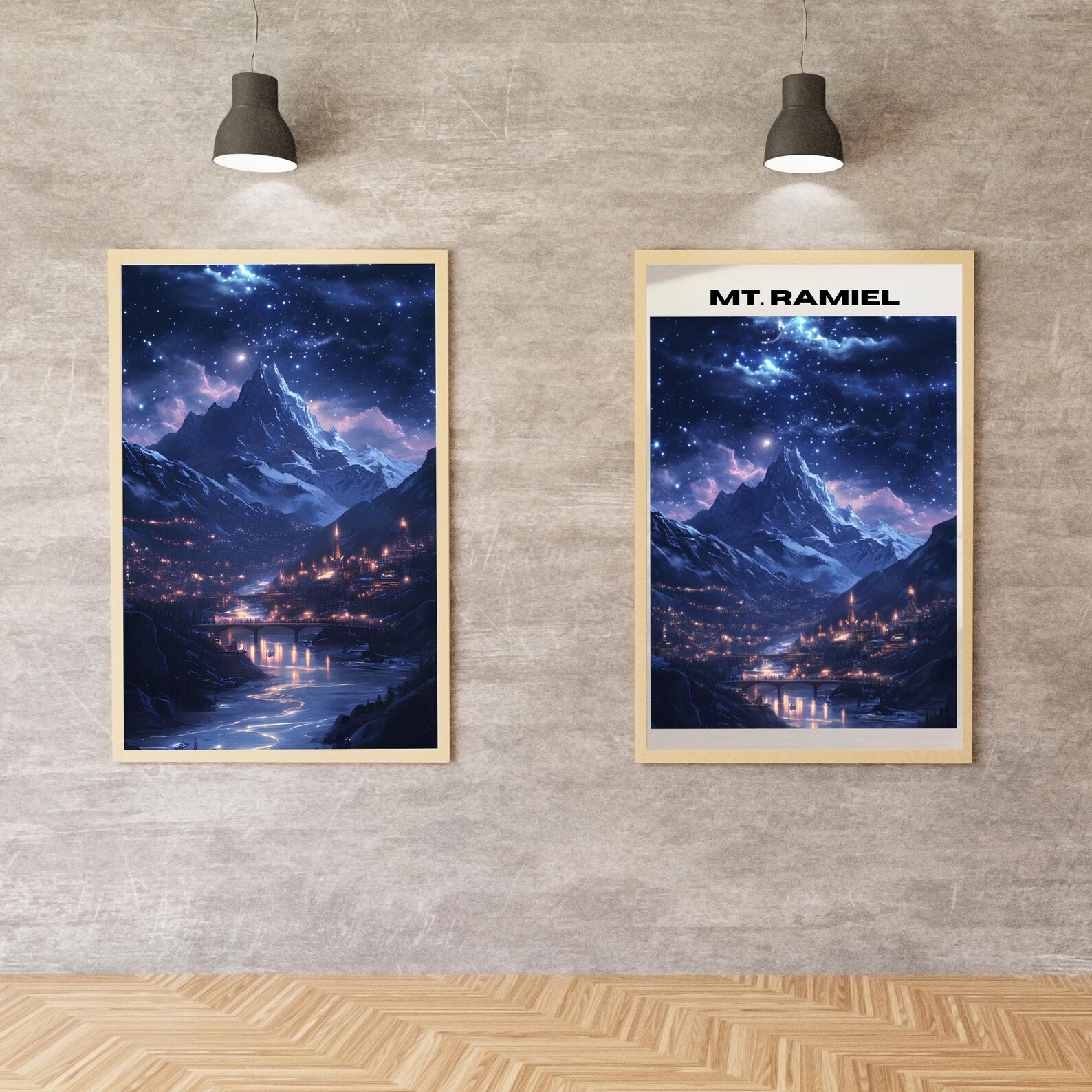 Ramiel Velaris ACOTAR Poster: Night Court Cityscape Art (digital ...