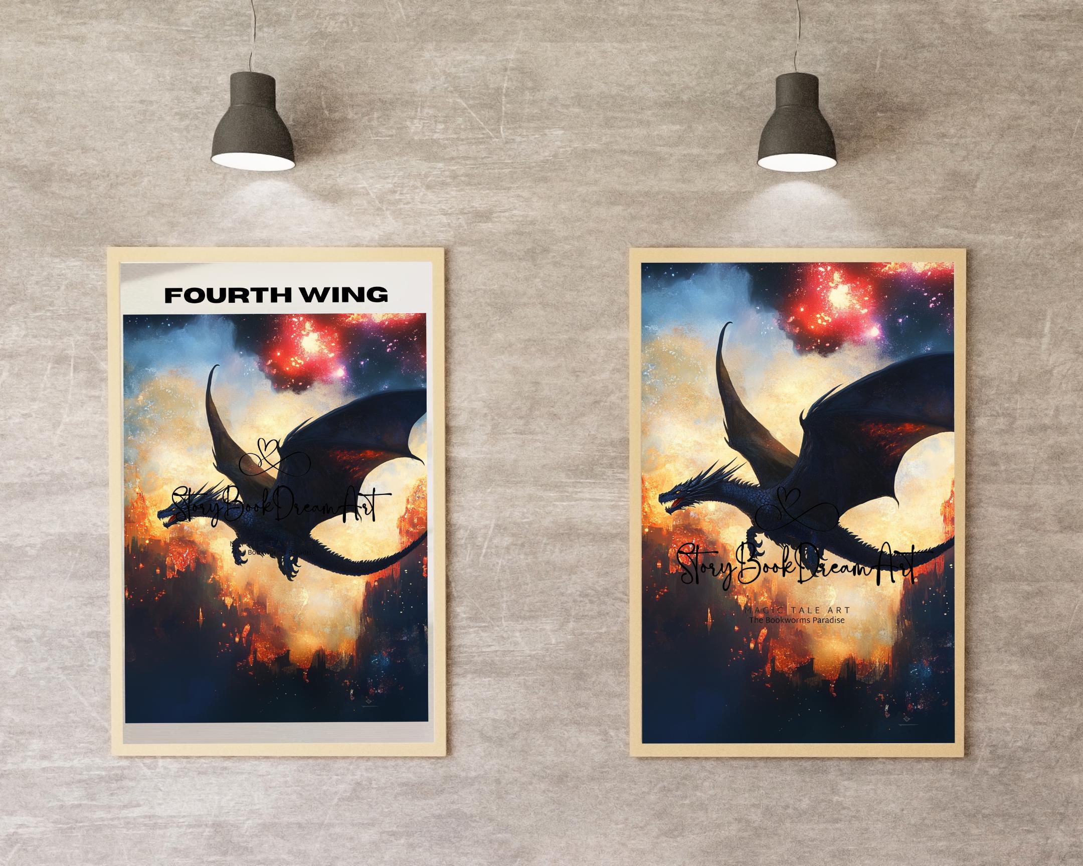 Fourth Wing Dragon Rider Poster Set: Bookish Wall Art (digital Download ...