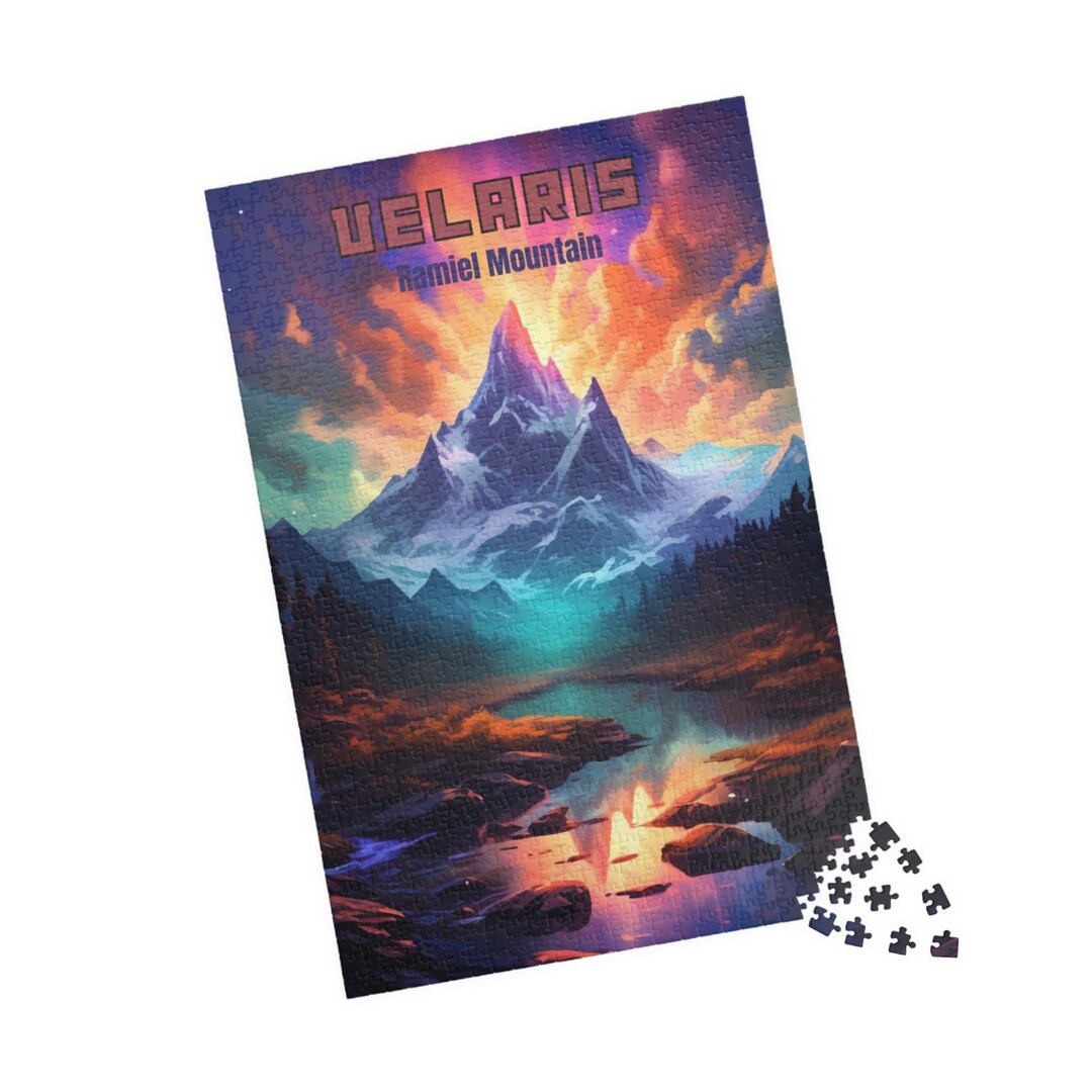 Velaris Ramiel Mountain Puzzle: ACOTAR Book Lover Gift - Etsy