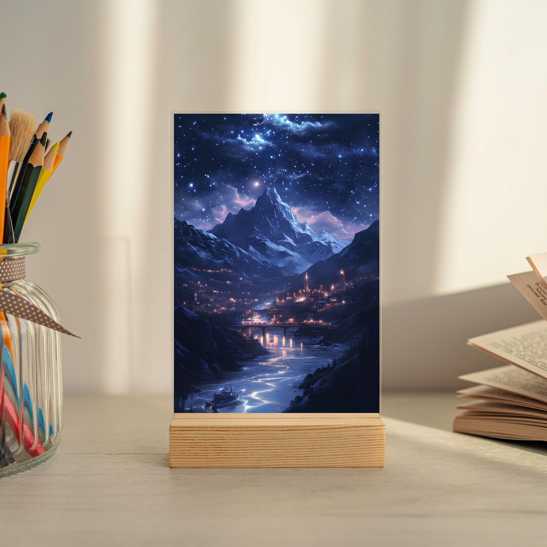 ACOTAR Velaris Ramiel Night Court City of Starlight Acrylic Desk Prints ...