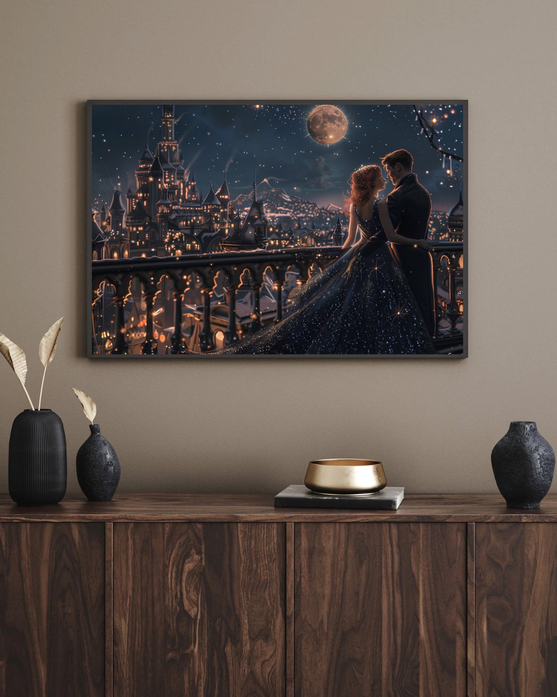 Feyre & Rhysand Velaris Frame TV Art: ACOTAR Night Court (digital ...