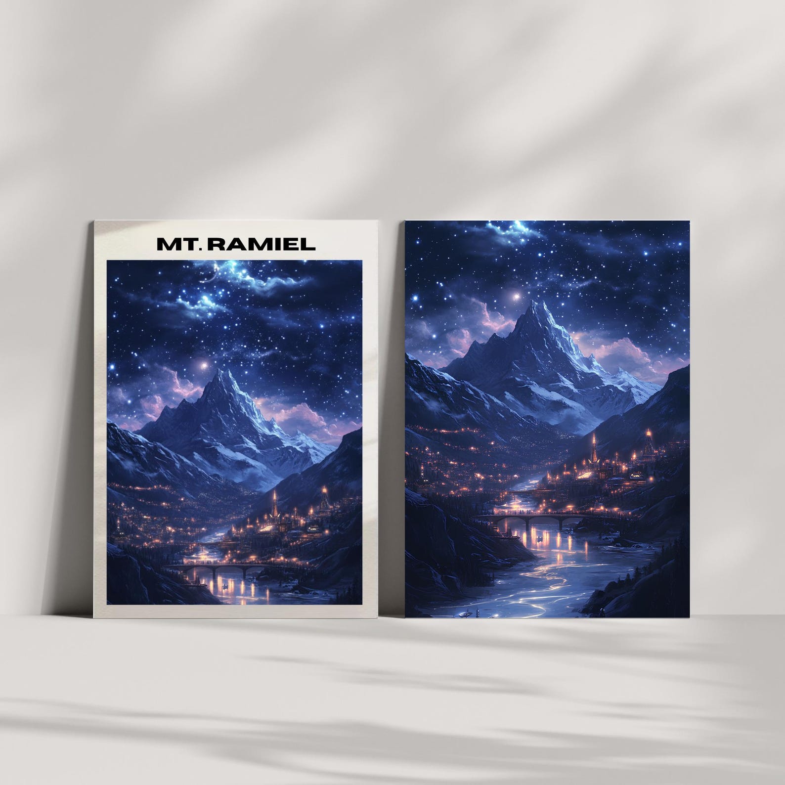 Ramiel Velaris ACOTAR Poster: Night Court Cityscape Art (digital ...