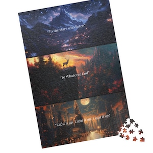 Maasverse Puzzle: ACOTAR, TOG, Crescent City - Book Lover Gift