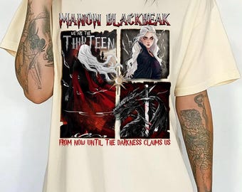 Manon Blackbeak T-Shirt: Throne of Glass SJM Fantasy Tee