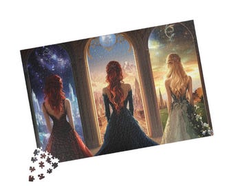 Rompecabezas de arte fantástico de Sarah J. Maas ACOTAR, TOG, Crescent City Trono de cristal ACOTAR Regalo