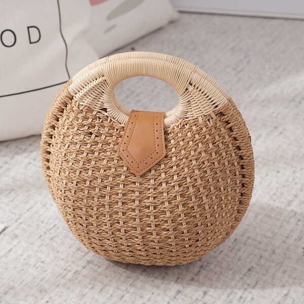 Summer Shell Handbag, Cute Straw Bag for Holiday, Simple But Beautiful Straw Tote Clutch, Fashion Bag Suitable for Beach and Daily Use