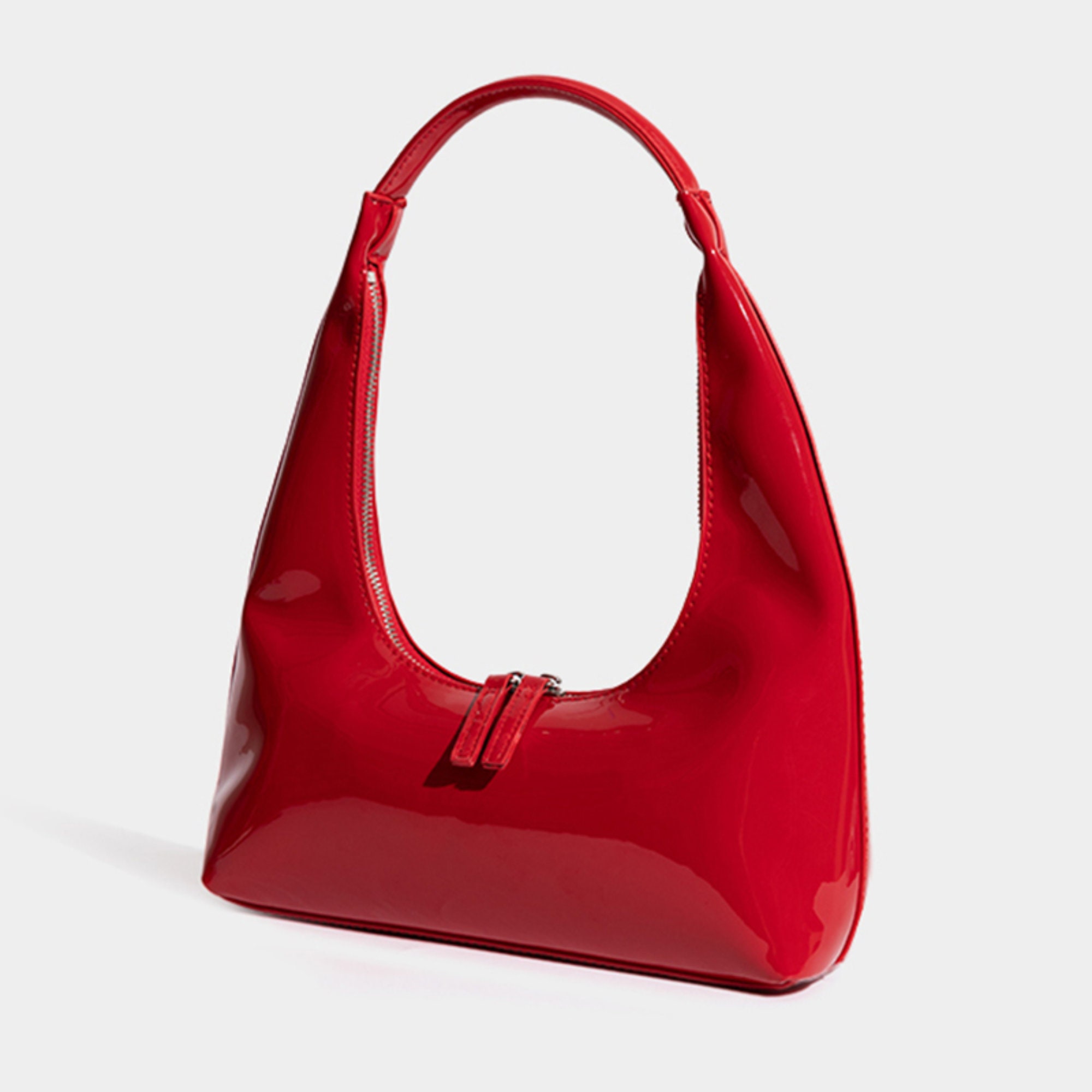 Women's All Seasons Pu Leather Solid Color Basic Vintage Style Square  Zipper Shoulder Bag Crossbody Bag Underarm Bag