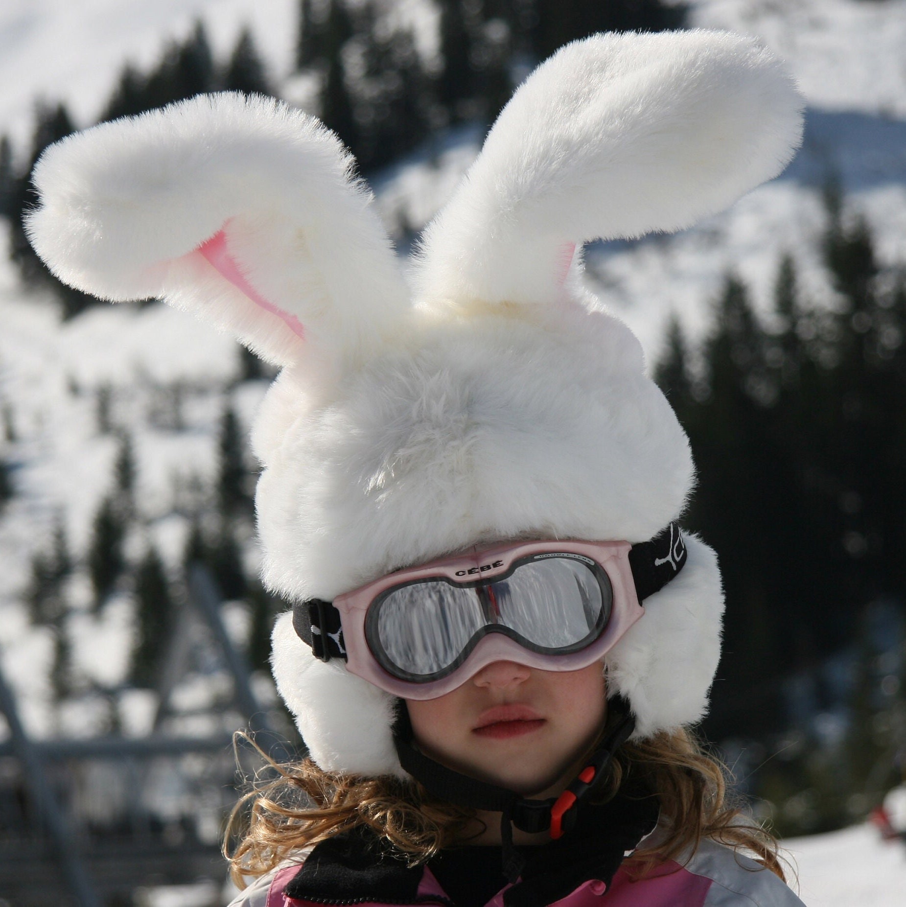 Crazy Helmet Ears - Ski, Motor Bike Helmet Ears with Tail - Assorted Styles