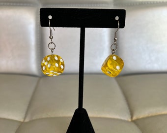 Dice earrings | Trendy earrings | Statement earrings | Fun earrings