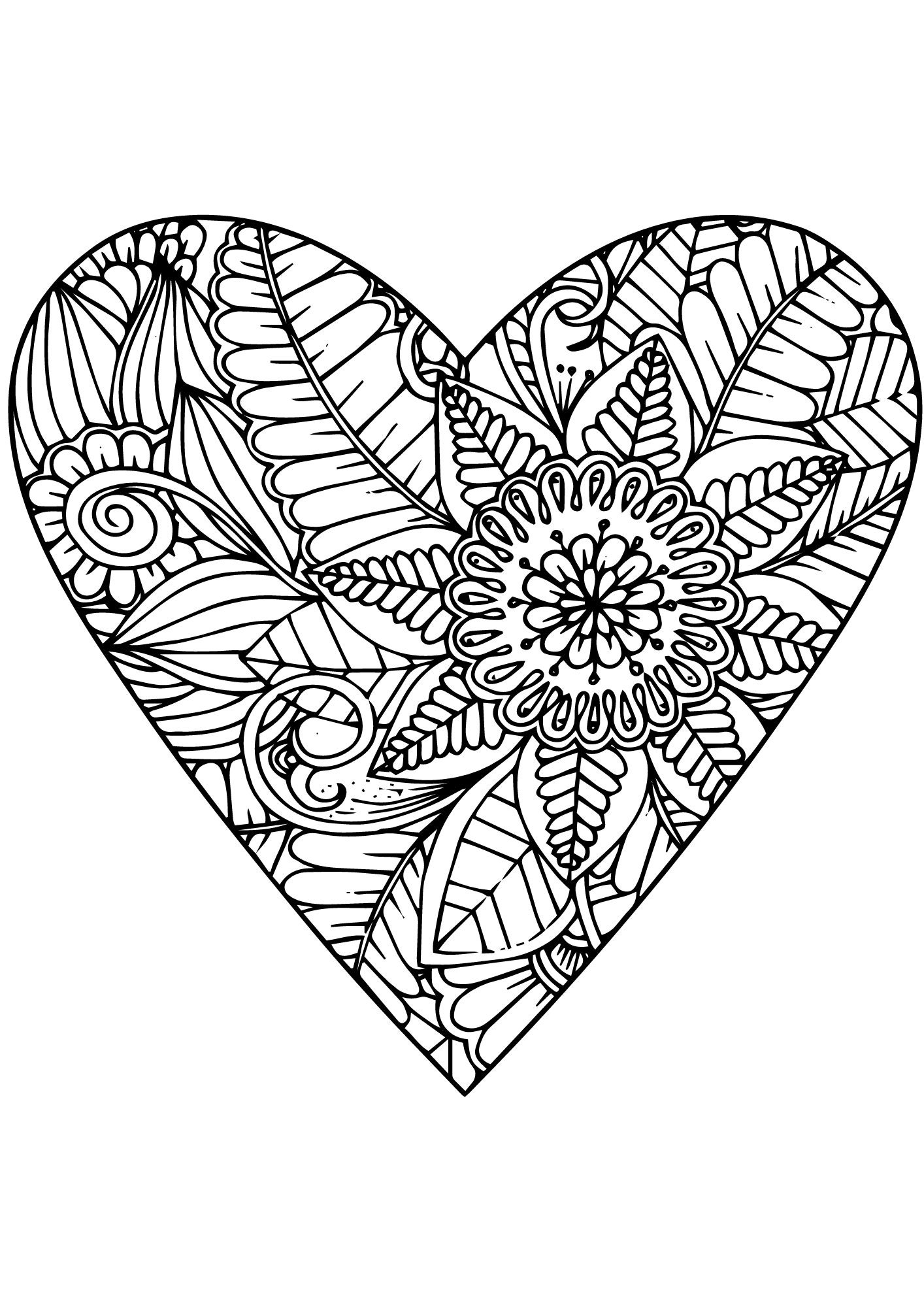 300 Pages Coloring Pages for Adults. Mixed Coloring. Coloring Etsy