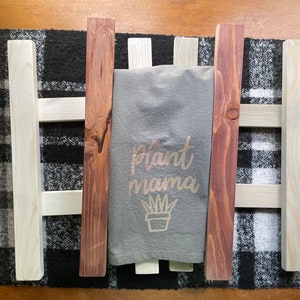 Tea towel ladder, mini ladder, towel holder, countertop ladder