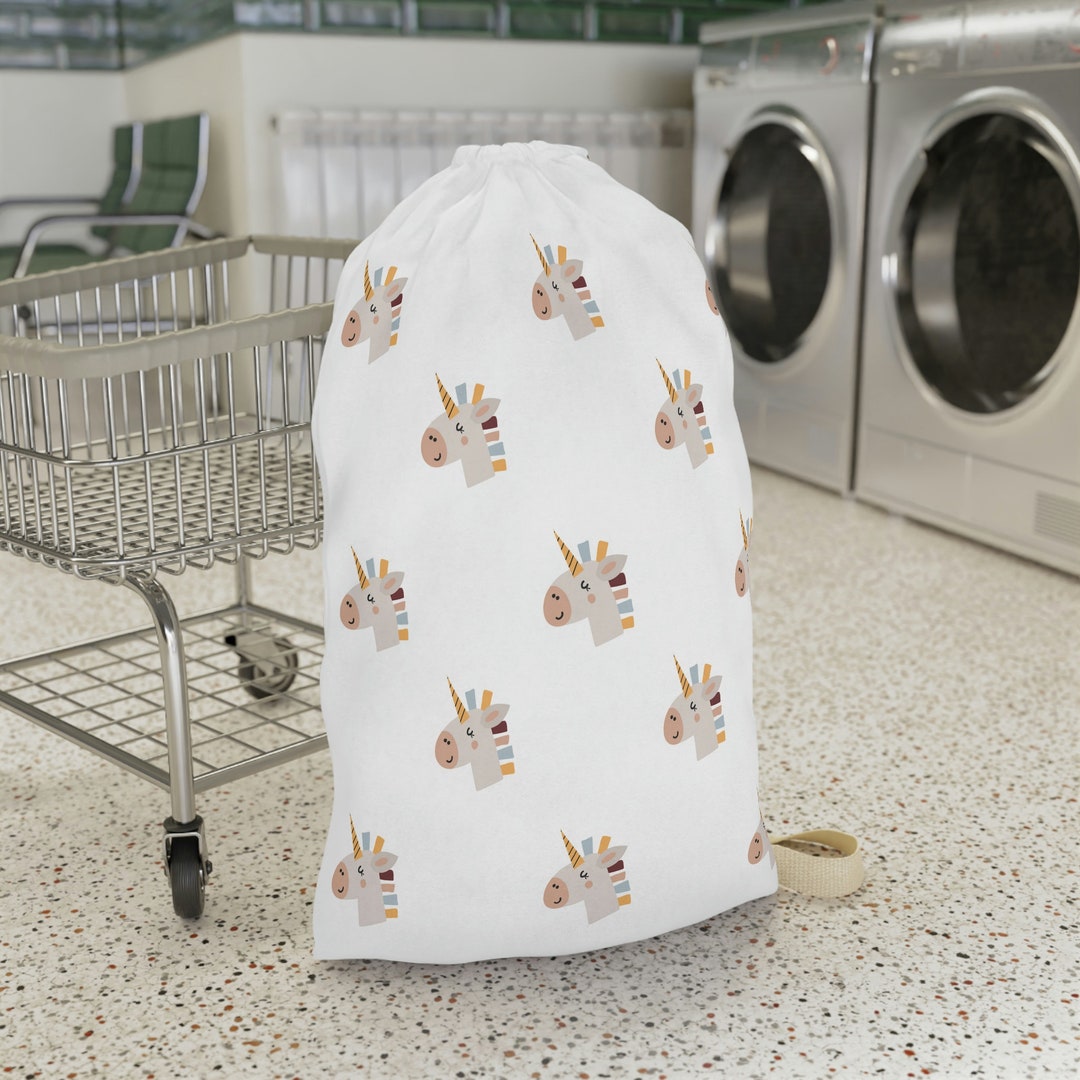 Cute Kids Laundry Laundromat Bag With Shoulder Strap With Etsy