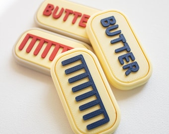 Butter Fidget Slider: Sensory Toy, Stocking Stuffer, Magnetic Fidget Slider, Butter Gift, Butter Theme