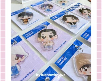 BTS Acrylic Keychains Animal Hoods Cute Kpop Merch Charm