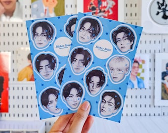 Kpop sticker sheet | Engene inspired fanmade stickers