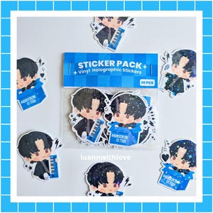 Jin Freebie Packs | #RUNSEOKJIN_EP. TOUR, Seokjin, Jin, Worldwide Handsome, Kim Seokjin | Vinyl hologram sticker Pack