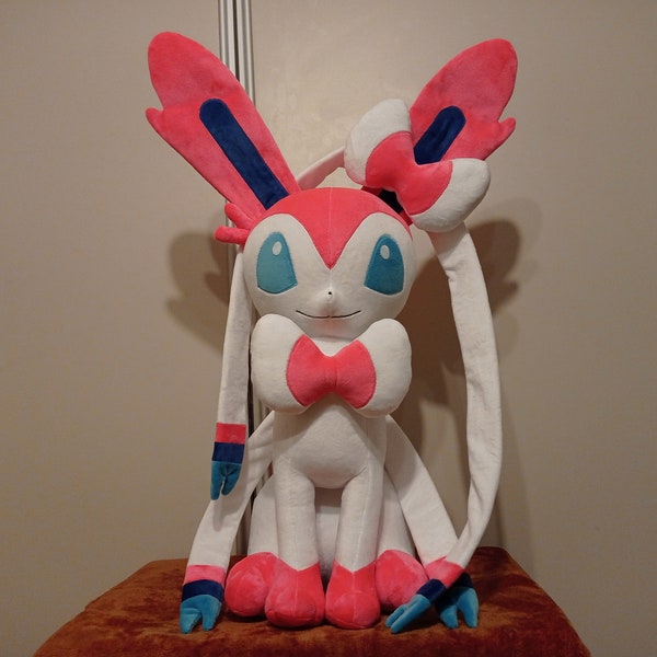 Duży pluszowy Pokemon Sylveon 75cm/30" cale lifesize maskotka