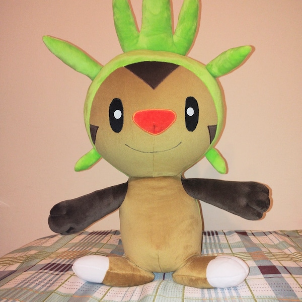 Plush Pokemon Chespin Plush Mascot Doll Lifesize 55cm 22 inch Igamaro Marisson Stuffed Toy