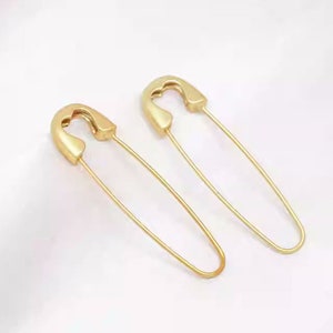 10PCS 14K Gold Filled Peach Pin DIY Handmade Jewelry Accessories Personalized Earrings Pendant Brooch Material