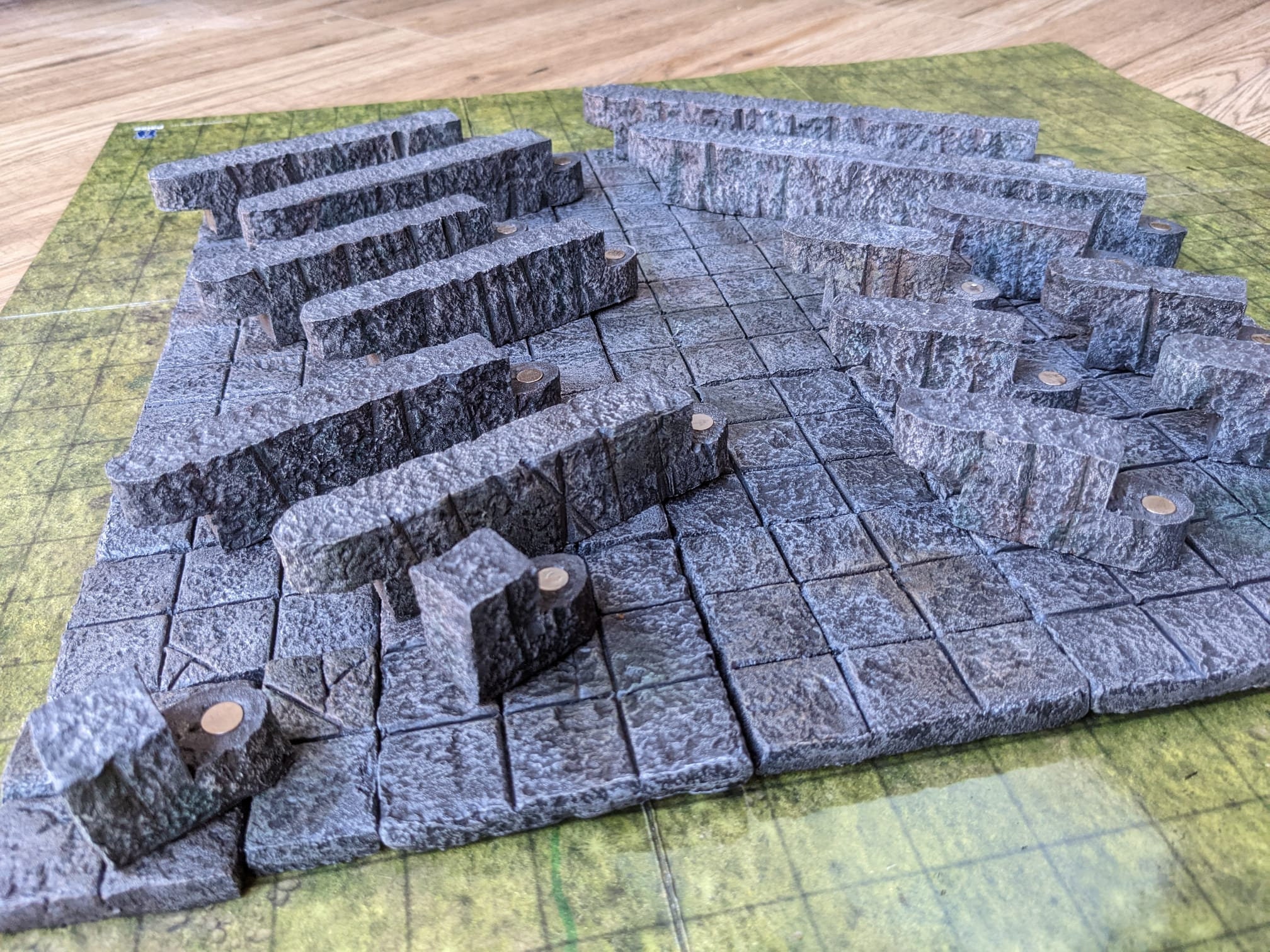 Modular Dungeon Terrain Tiles With Walls for RPG Etsy UK