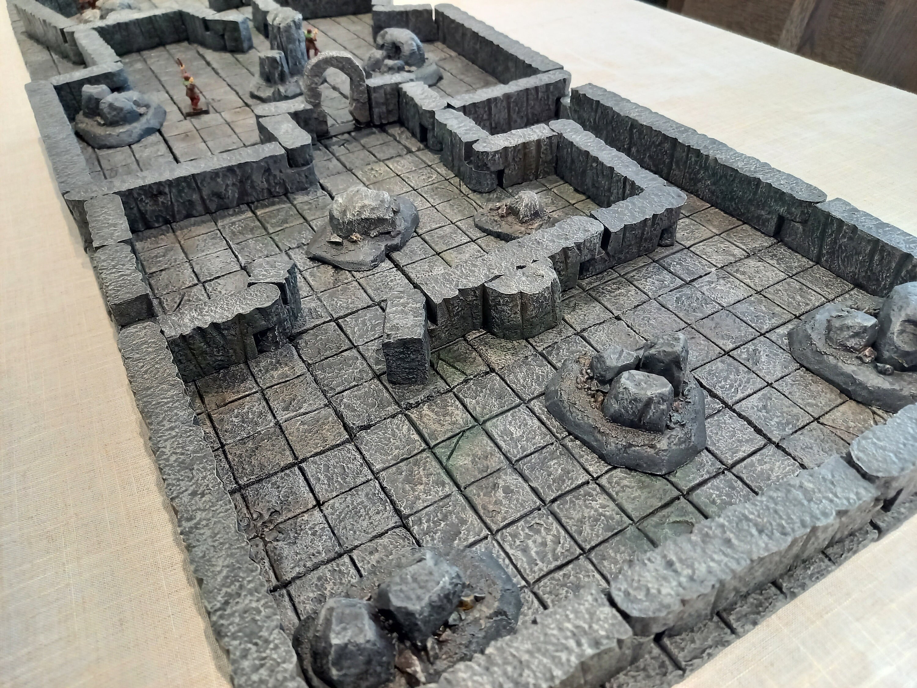 Modular Dungeon Terrain Tiles With Walls for RPG Etsy UK