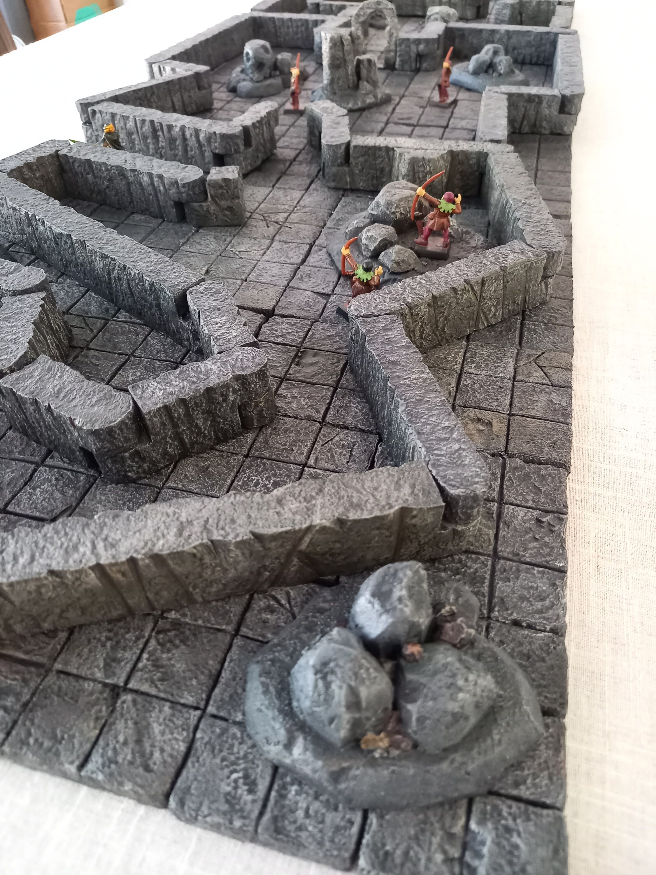 Modular Dungeon Terrain Tiles With Walls for RPG Etsy UK