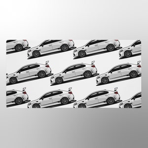 Subaru WRX STI Gaming Mauspad - Crystal White