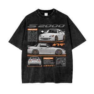 Mugen Honda NSX Vintage T-shirt - Oversize and Heavyweight Mugen Honda NSX Vintage T-shirt - Oversize and Heavyweight