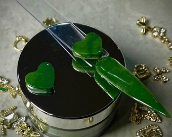 LadyPrincess Acrylic Kingdom JUNGLE BOUGIE 2.1 oz Forest Green Acrylic Nail