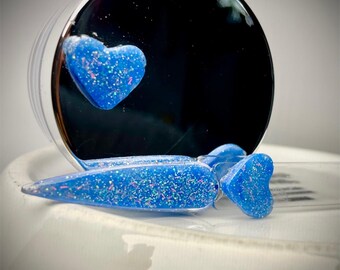 Lady Princess Acrylic Kingdom BORN RICH World War Bleu 1 oz Blue Glitter Acrylic Neon Royal Blue Acrylic Nails, Blue Nail Ideas
