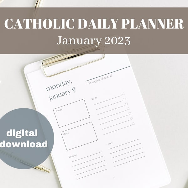 Catholic Mom Planner Etsy