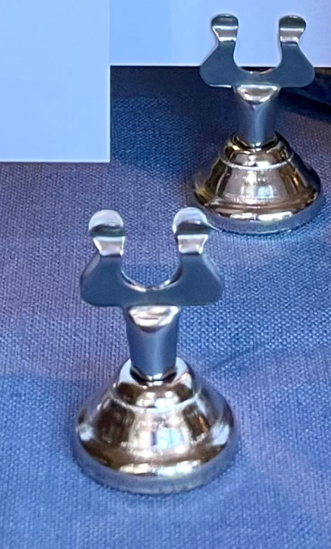 Set of 8 Metal Holders for Place Cards and Menus Etsy