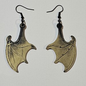Dragon wings black and gold