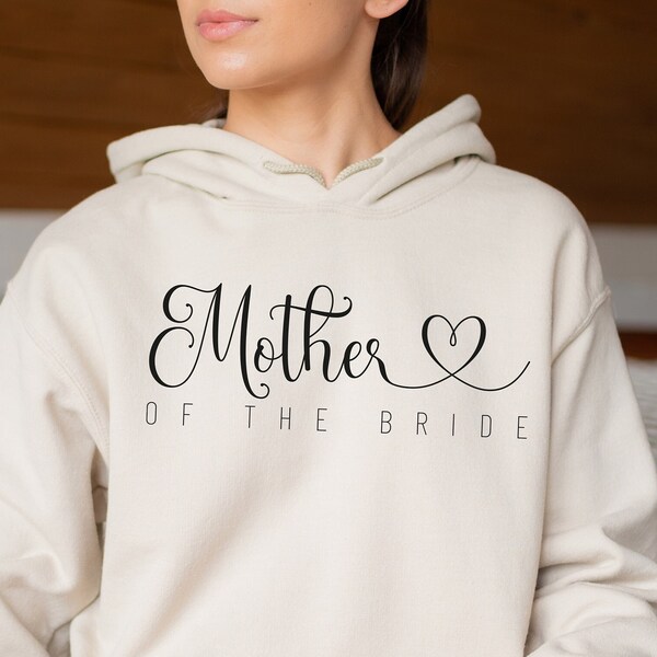 Mother of the bride hoodie clearance
