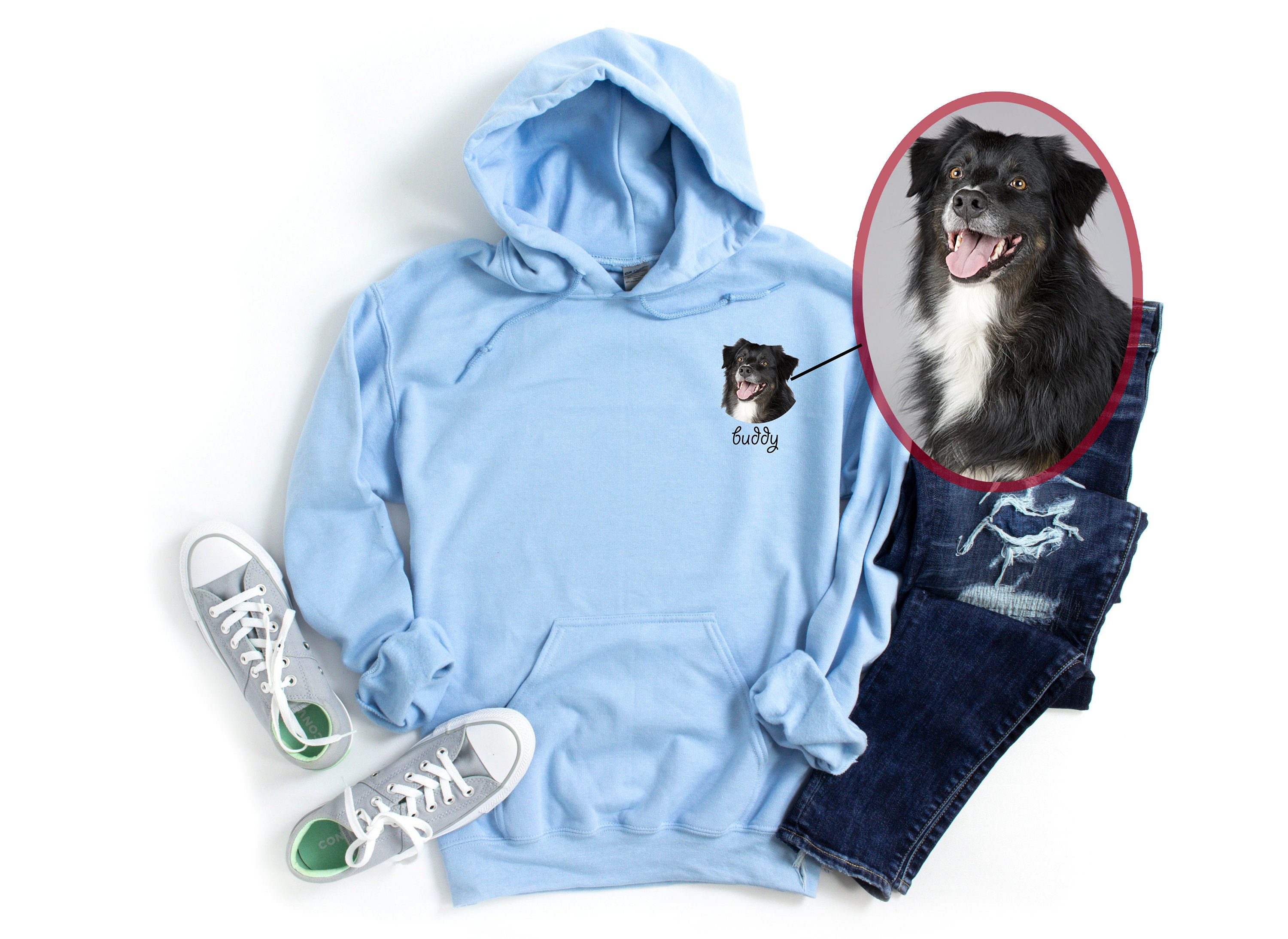 Personalized Dog Hoodie Custom Dog Hoodie Custom Dog Mom Etsy