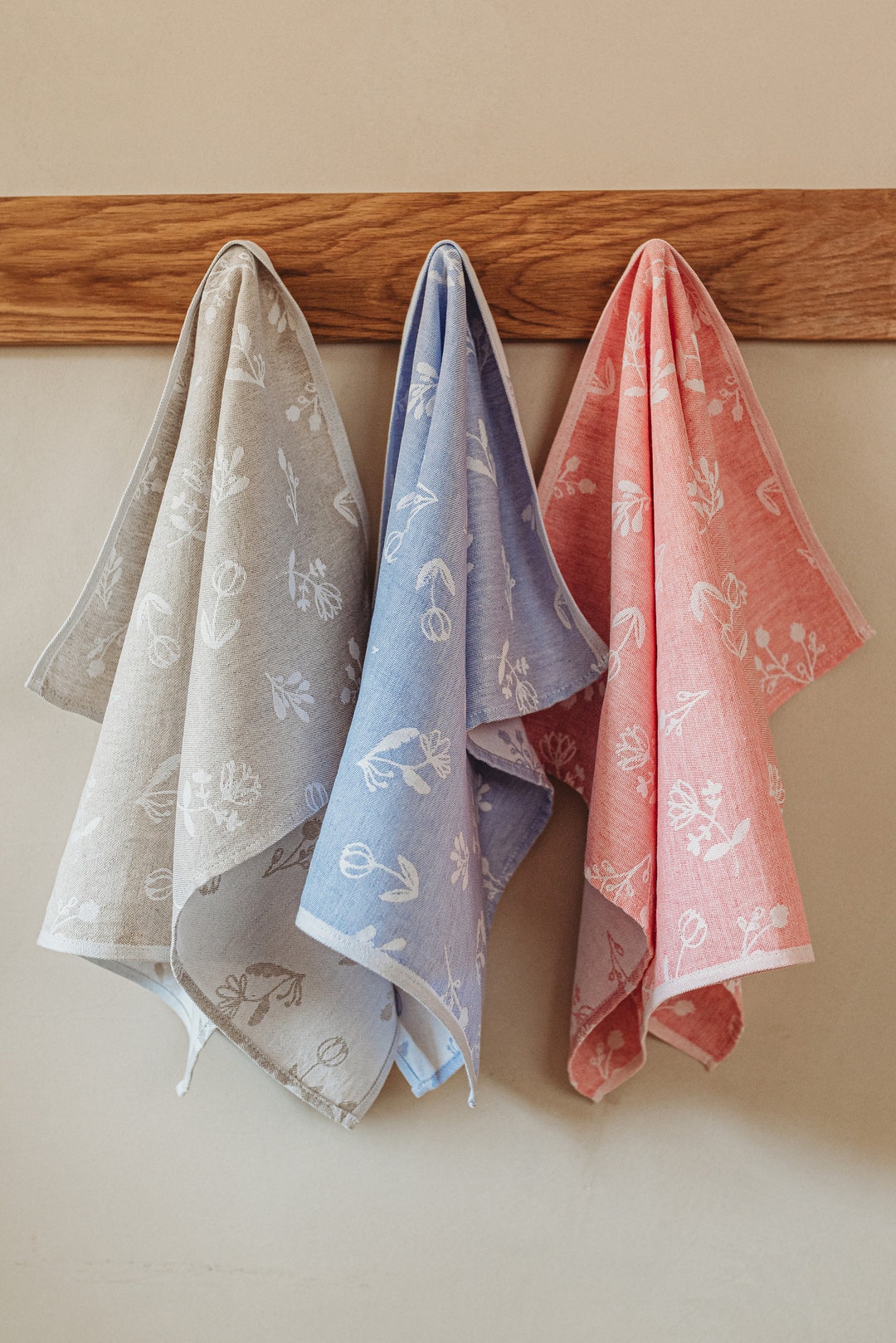 Strofinacci Da Cucina Cotone 100% 15pz - Assorbenti E Morbidi Con Righe Blu